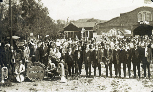 The Banning Municipal Band and World War I volunteers