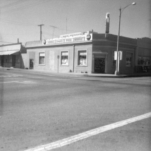 Herra's Food Market on the northwest corner of Livingston and San Gorgonio in Banning, California