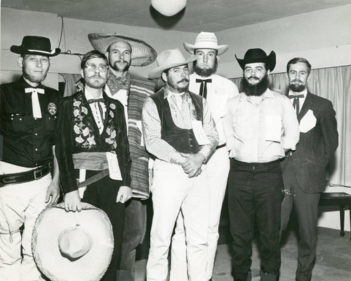 Stagecoach Days Celebration participants in costume in Banning, California