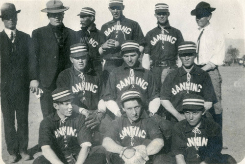 Early Banning baseball team in Banning, California