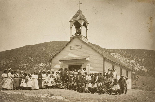 St. Mary's Catholic Church and congregation on the Morongo Indian Reservation bordering Banning, California