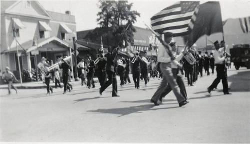 Parade during the Colorado Aqueduct celebration in downtown Banning, California