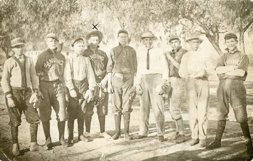 The Banning High School ""Baseball Nine"" of 1911