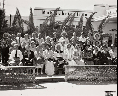 Large group of participants in the annual Pioneer Days event in Banning, California