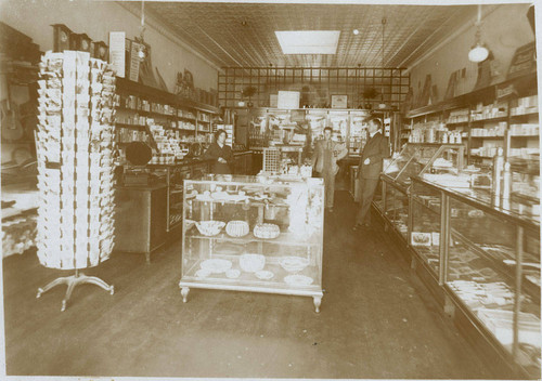 Interior of McAllister's Drugstore in Banning, California