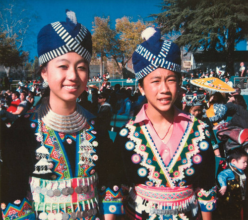 Mao and Mai Young at the Hmong New Year's Festival in Banning, California