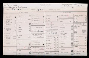 WPA household census for 427 W OLIVER, Los Angeles County