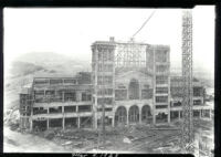 Royce Hall under construction, 1928