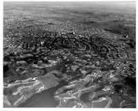 Aerial view of Beverly Hills