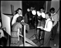 Student ID photo session, 1947