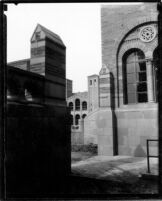 Physics-Biology Building (Humanities Building) with Royce Hall in background, c.1928