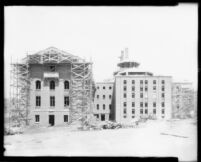 Library (Powell Library) under construction (south side), 1928