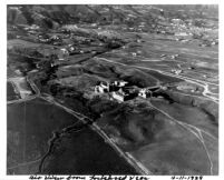 Aerial view of UCLA and Westwood Hills, 1929