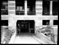 Chemistry Building (Haines Hall) receiving dock, c.1929