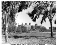 Campus viewed from northwest, 1936