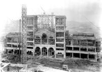 Royce Hall under construction, 1928