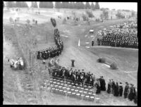 Commencement at the Open Air Theater, c.1941