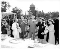 Founders Day celebration at the Clark Memorial Library, 1948