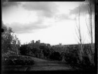 Distant view of campus from Provost's Residence, c.1932