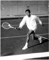 Tennis player Arthur Ashe, c.1965