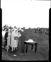 Commencement - Admitting guests, c.1941