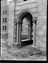 Royce Hall's east side portico, 1930