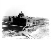 Aerial view of Library (Powell Library), c.1930