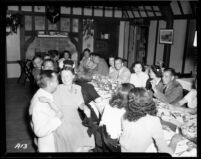 Alumni event at Lake Arrowhead - Dinner, 1944