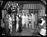 Alumni event at Lake Arrowhead - Dancing, 1944