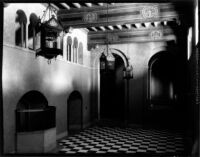 Royce Hall foyer, c.1930