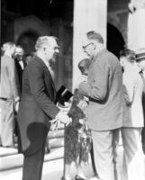 Dedication ceremony - William W. Campbell and Ernest C. Moore, 1930