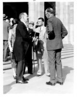 Dedication ceremony - William W. Campbell, Ernest C. Moore, and others, 1930