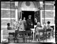 Registration - Sale of student ID cards at Royce Hall, 1930