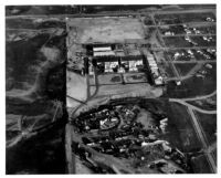 Aerial view of 20th Century Fox studios