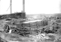 Royce Hall under construction, 1928