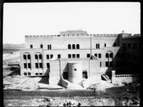 Physics-Biology Building (Humanities Building) viewed from Library (Powell Library), c.1928