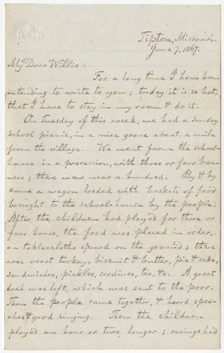 Letters from Alfred North to his son William North