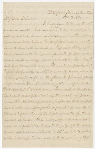 Letters from Alfred North to A. P. Marvin