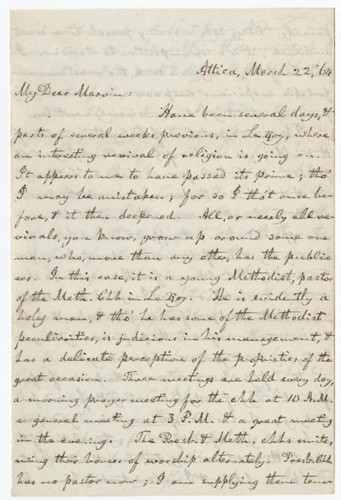 Letters from Alfred North to A. P. Marvin