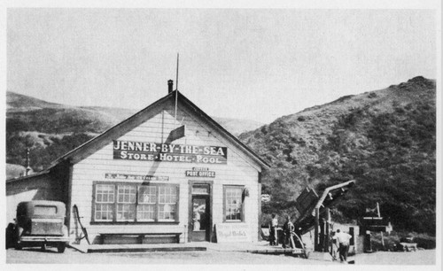 Commercial building, Jenner, California