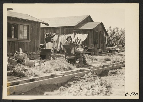 Mountain View, Calif.--These ranch houses are typical in many California rural sections where residents of Japanese ancestry engage in truck