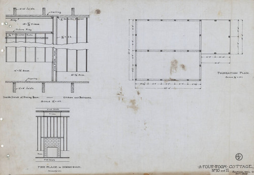 A Four Room Cottage No. 10 and 11 Samoa, Cal