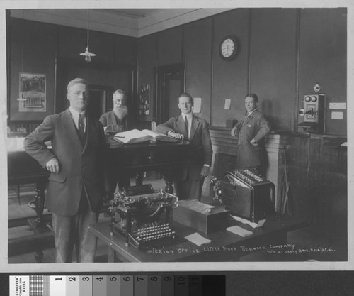 Interior office, Little River Redwood Co