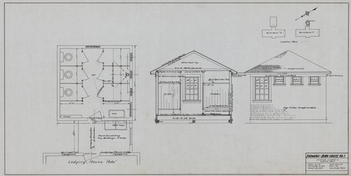 Showers for Bunk House No. 1 Hammond Lumber Co. Eureka, Calif