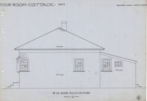 A Four Room Cottage No. 11 Samoa, Cal