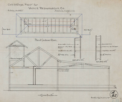 Cold Storage Plant for Vance Redwood Lum. Co. Samoa, California