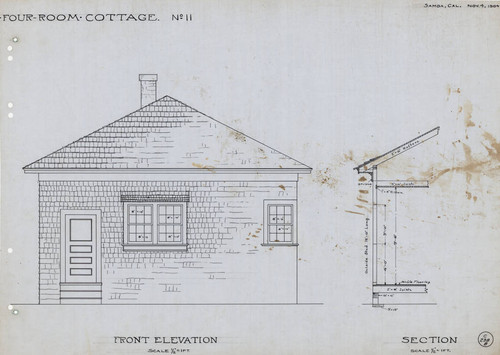 A Four Room Cottage No. 11 Samoa, Cal