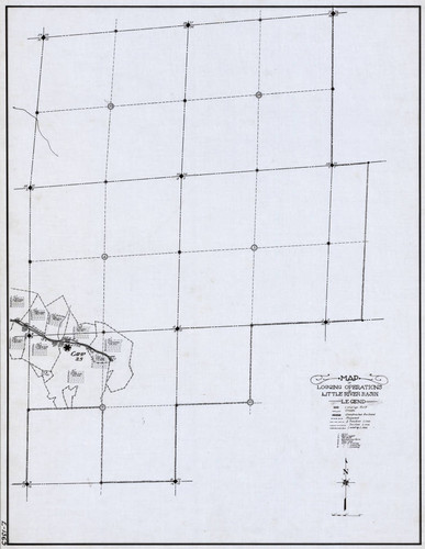 Map of Logging Operations in Little River Basin