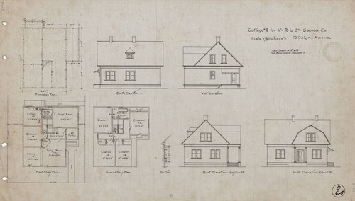 Cottage #7 for V R L Co. Samoa Cal