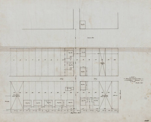 Map Showing Locations of New Cottages - Samoa [Cal.]